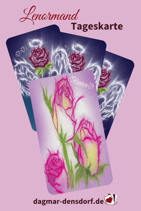 Lenormand Tageskarte Blumen
