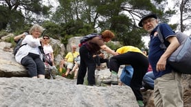 Gravir la carrière de gris