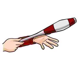 Prendre en main la massue de jonglage