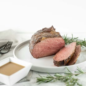 Rindsschulter-Braten aus dem Dampfgarer.