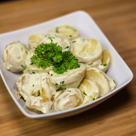 Kartoffelsalat aus dem Dampfgarer.