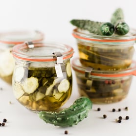 Essiggurken / Gewürzgurken.