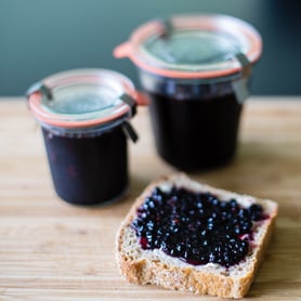 Holunderbeeren-Konfitüre.