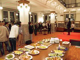 レセプション（クリックすると拡大）