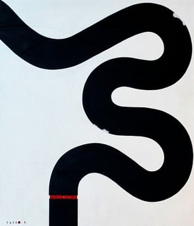 HEBIHANABI 21    455mm×530mm  F10   Acrylic   2016