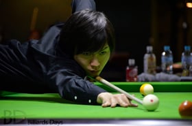 日本代表になった水下広之プロ。右利きなんですが、左手も巧いです。というか、右利きの良い写真がなかった……