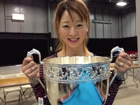 佐原弘子・女流球聖。写真提供：本人