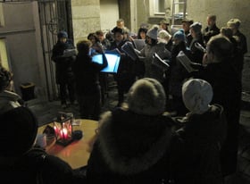 Am zweiten Advent Samstag sang der Sandleitner Kirchenchor.