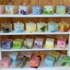 ボタニカルキューブキャンドル（ミニ）