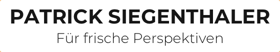 Kantonsrat Patrick Siegenthaler - Für frische Perspektiven