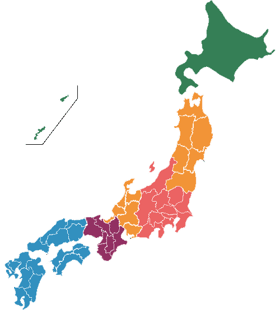 全国配達区分地図