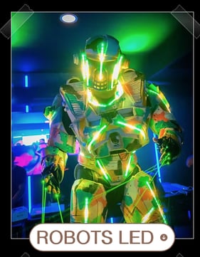 pasacalles robot led