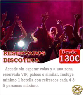 Pack de noche para despedidas