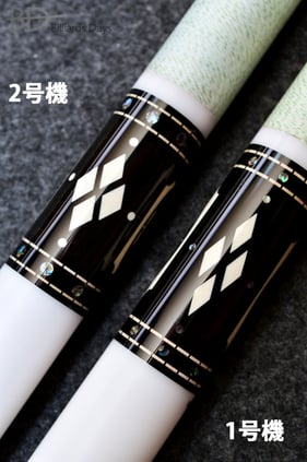 ダイヤ型インレイの形が明らかに違う