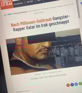 Schlagzeile von 2010 im Kölner Express.