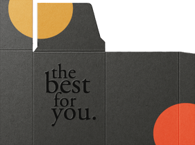 UV-Offset mit Matt- und Glanzlack