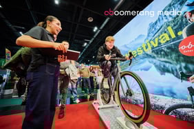 Challenge auf dem EnergyBike Physik auf der Ferienmesse in Wien für www.trittfestival.at