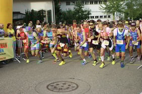 Start Elite Herren zur LD Duathlon WM mit M. Paonne (Nr. 8)