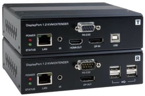 DP1.2/USB2.0 CAT/MMF/SMF 延長器 外観