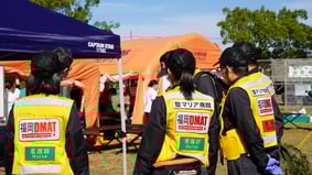 医療機関による防災救護訓練