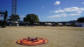 ドローンで情報伝達