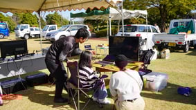 フライトシュミレーター操縦体験