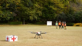 運搬ドローン打合せ