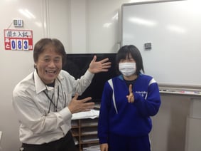 塾超のキラキラを浴びるマメ柴ちゃん