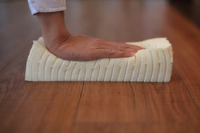 新潟眠家＿ラテックスマットレス沈み