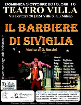 IL BARBIERE DI SIVIGLIA di G. Rossini – Milano, 03/10/2010