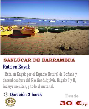 kayak Sanlucar de barrameda