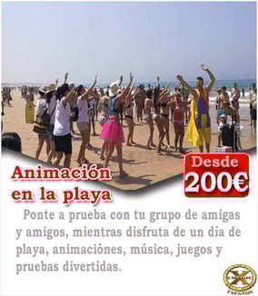 animacion Cadiz playa