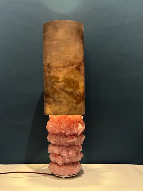 Crystal Lamp WB006. Height:  84 cm  Diameter: 24 cm  Weight: 14 kg