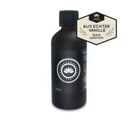 Vanilleextrakt ohne Zucker Flasche mit Deckel