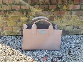 Einkaufskorb Filz taupe