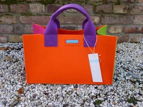 Einkaufskorb Filz bunt