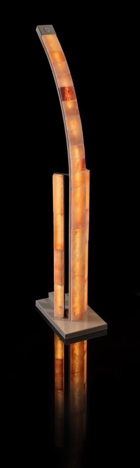 FLAMINGO Salzstein-Leuchte von Julian & Lasaroff