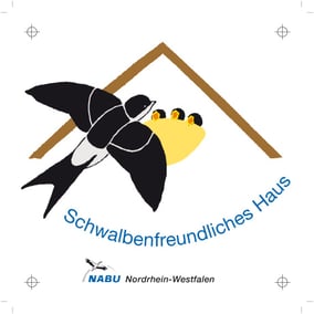 Plakette "Schwalbenfreundliches Haus"