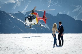 Alpenrundflug mit Gletscherlandung ab  Lauterbrunnen