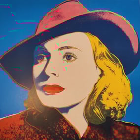 Andy Warhol Poster Ingrid Bergman mit Hut, € 55,-