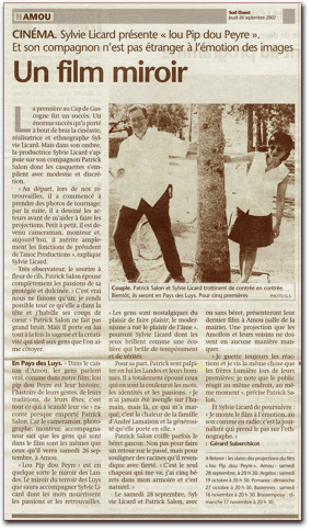 sylvie licard, tanoc productions, orthe, landes, aquitaine, gascogne, film, regionalisme, sudouest, chalosse, bas-adour