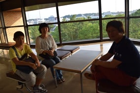 未体験8時間学習を終えて笑顔の京ちゃん！