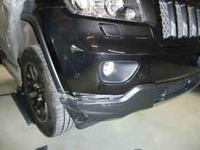 Reparatur an Kunststoffstossstange