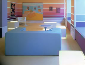 2001 "Interieur No. 76" in "Offensive Malerei", Lothringer13 Halle, München  Photo: Peter Neusser, München