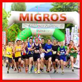 Migros Sponsoring-Aktivitäten am Luzerner Stadtlauf