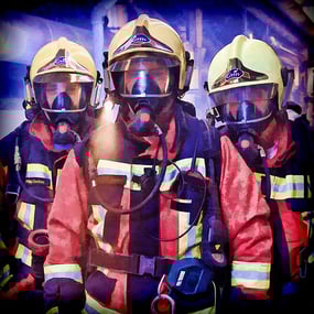 Mutige Männer: Emmi-Betriebswehr