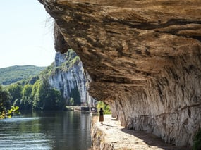 randonnée grotte, randonnée, falaise, rivière, lot quercy parc naturel 