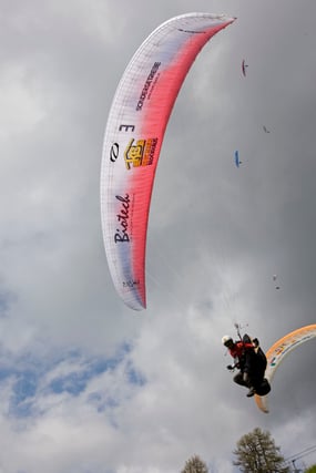 Foto: Martin Scheel - Landung in Abtenau