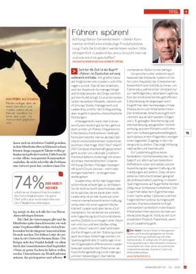  Führen spüren! Die beiden Seiten von Führung: Management und Leadership