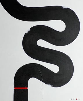 HEBIHANABI 11    380mm×455mm  F8   Acrylic   2015